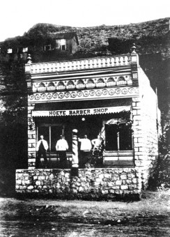 1912 barber shop, now Chase Creek Marketplace